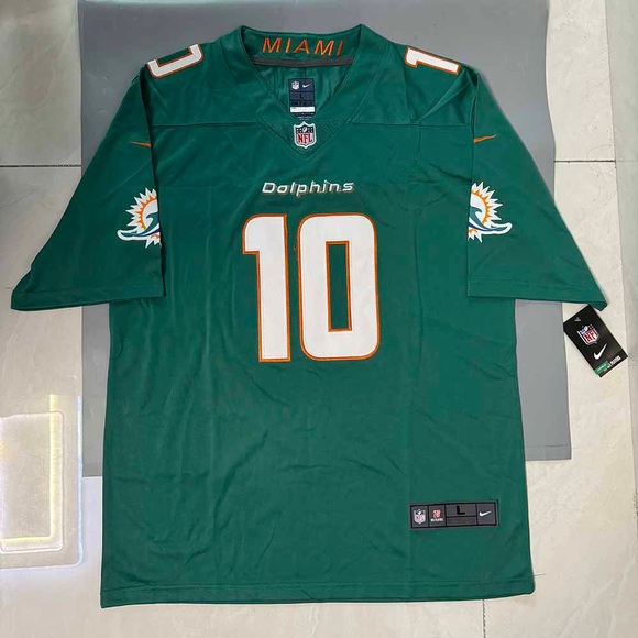 Miami Dolphins Tyreek Hill Green #10 Jersey